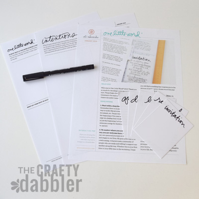Photo of One Little Word Worksheets