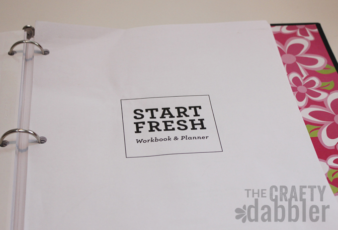 Photo of Start Fresh Workbook