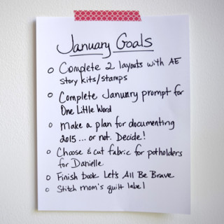 January Goals